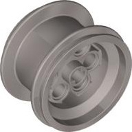 Lego kolo (kolečko) průměr 36.8mm, světle šedá lesklá (4174928, 4183284)